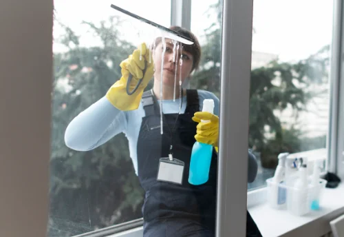 Nettoyage de vitres intérieures et extérieures à Détrier